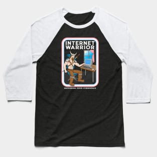 Internet Warrior Baseball T-Shirt